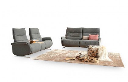 4051 von Himolla - Polster-Duo grey