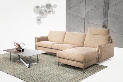 CL 820 von Erpo Polstermöbel - Polstersofa rechts beige