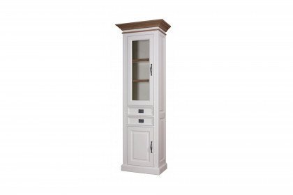 Chic Oak von XO Interiors - Vitrine 106L in Warmweiß/ Eiche