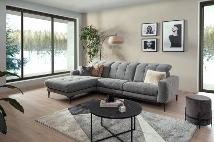 Almere von ADA Mindful Living - Eckgarnitur links blue-grey