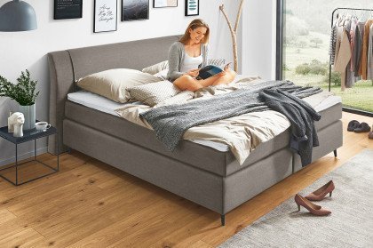 Topmotion-Dream von Ole Gunderson - Boxspringbett KT TM 6 taupe