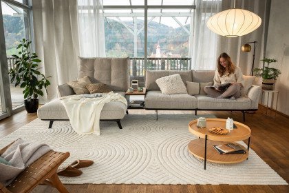 Caltha von ADA Mindful Living - Ecksofa links oyster-white