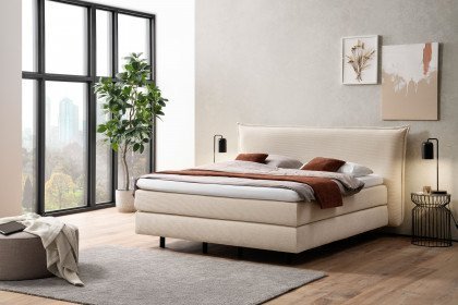 Barell von MONDO - Boxspringbett Jerez beige