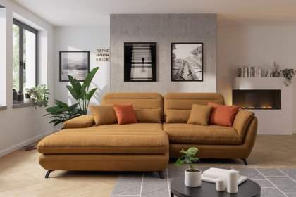 Stresa von LIV'IN - Sofaecke links mustard