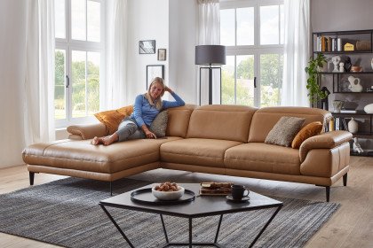 Levias von MONDO - Ecksofa links hazel