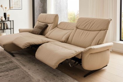 Varia 4473 von Himolla - Ledersofa Ausführung links nebel