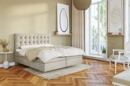 Alarik von Skandinavische Möbel - Boxspringbett in Beige