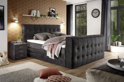 Richmond von set one by Musterring - Boxspringbett 180 mit Bettkasten + TV-Halterung