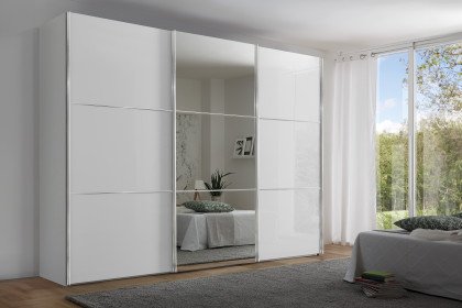 Includo Glas von Staud - Kleiderschrank weiß mit Innenausstattung