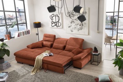 SO 4100 von set one by Musterring - Ecksofa Variante links kupfer