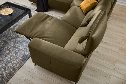 MR 260 von Musterring - Eckgarnitur links moos