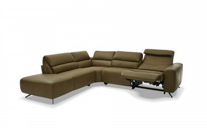 MR 260 von Musterring - Eckgarnitur links moos