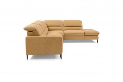 MR 1380 von Musterring - Ledersofa Variante rechts honey