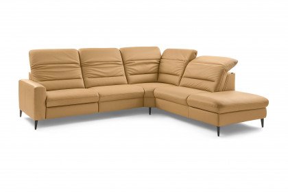 MR 1380 von Musterring - Ledersofa Variante rechts honey