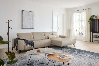 MR 1320 von Musterring - Ledersofa Variante rechts pearl