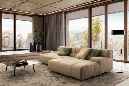 Colosseo von designwerk - Sofaecke rechts sand