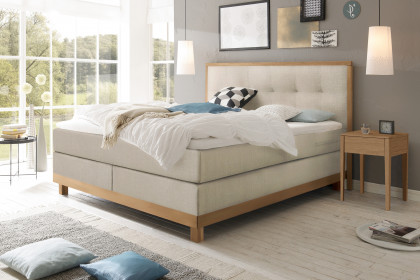 Edition pronto von Hasena - Boxspringbett Chalet in Beige