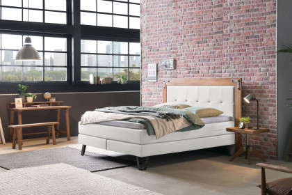 Edition pronto von Hasena - Boxspringbett Oakland in White