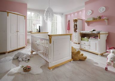 Lenke von Pure Natur - Babyzimmer Kiefer weiß - laugenfarbig