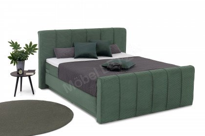 Fairfield von set one by Musterring - Boxspringbett mit Bettkasten KT2 in Winter Moss