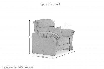 Savona von Schröno - Polstergarnitur amaretto