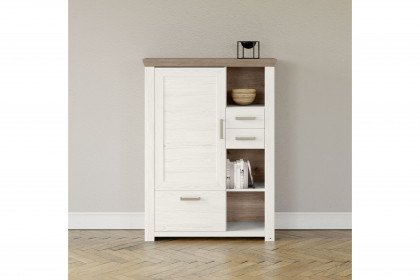 York von set one by Musterring - Highboard in Pino Aurelio mit offenen Fächern