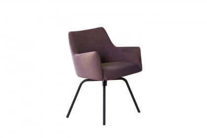 Emilia-dining von SIT Mobilia - Stuhl flieder, drehbar
