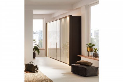 San Diego von Musterring - Schrank mit Glasfront kieselgrau