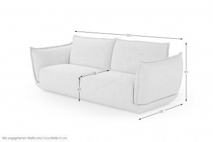 Léclair von Calia Italia - Einzelsofa bianco