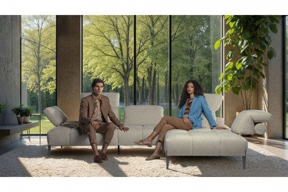 Skyline-LE25 von Calia Italia - Polstersofa rechts beige