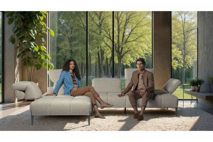 Skyline-LE25 von Calia Italia - Polstersofa links beige