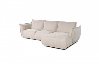 Léclair von Calia Italia - Ecksofa rechts burro