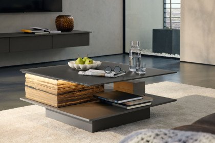 Jana von Musterring - Couchtisch 710031 Lack graphit/ Eiche