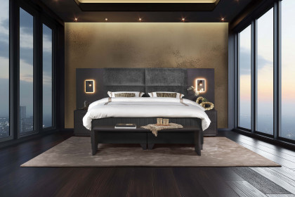 Maestro-Dream Wood von Serta - Boxspringbett in Graphite & Onyx