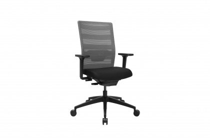 Airwork von Topstar - Bürostuhl mit grauem Rückenbezug