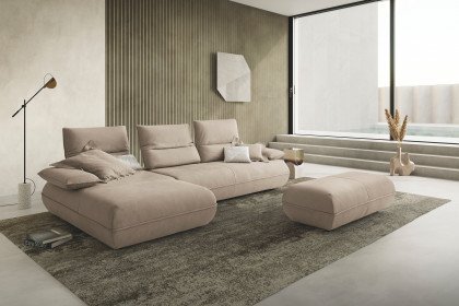 KOINOR Amy - Ledersofa links jade