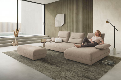 KOINOR Amy - Ledersofa rechts jade