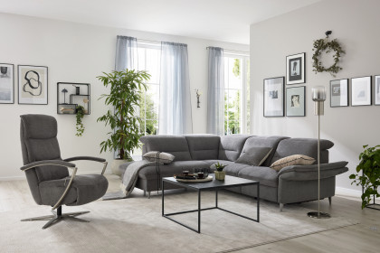 MR 1390 von Musterring - Ecksofa Variante links grey