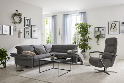 MR 1390 von Musterring - Ecksofa Variante rechts grey