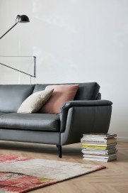 CL 940 von Erpo Polstermöbel - Leder-Duo anthrazit