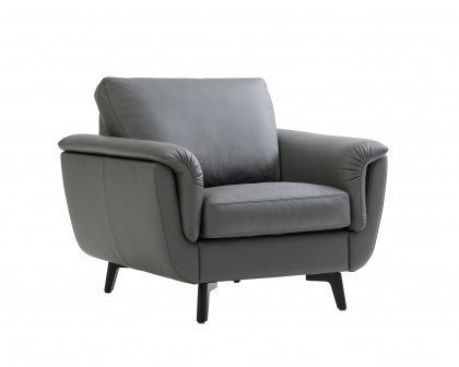 CL 940 von Erpo Polstermöbel - Leder-Duo anthrazit