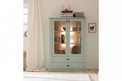 Village von SCHÖNER WOHNEN - Highboard in Lack salbei