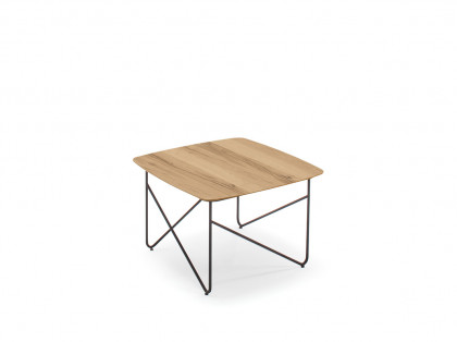 Solo-living von SCHÖNER WOHNEN - Couchtisch Eiche rustico/ Metall anthrazit