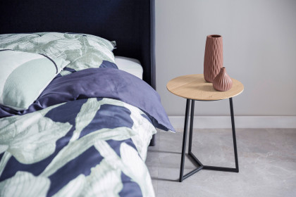 Connect-living von SCHÖNER WOHNEN - Couchtisch S410 Wildeiche geölt/ Metall anthrazit