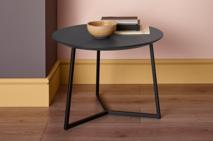 Connect-living von SCHÖNER WOHNEN - Couchtisch S411 Keramik basalto/ Metall anthrazit