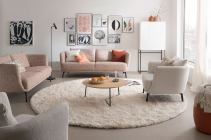 Pearl-LE25 von SCHÖNER WOHNEN - Sofa-Duo rosa