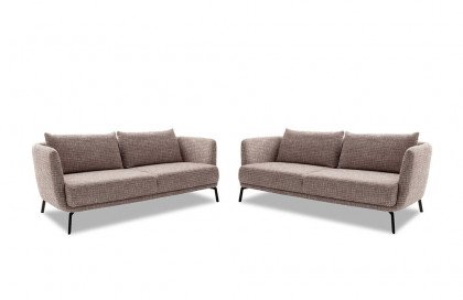 Pearl-LE25 von SCHÖNER WOHNEN - Sofa-Duo rosa