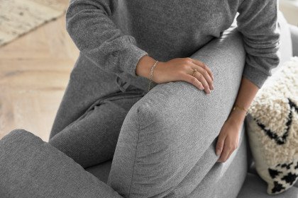 MR 370 von Musterring - Ecksofa Variante rechts platin