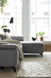MR 370 von Musterring - Ecksofa Variante rechts platin