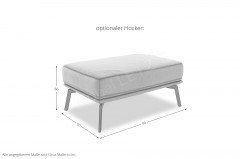 Stage von SCHÖNER WOHNEN - Ecksofa links moos